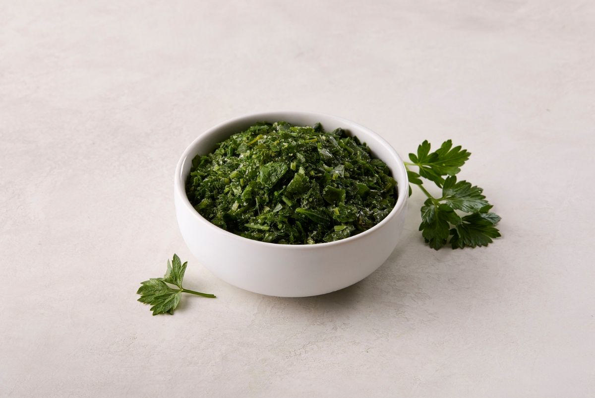 Chopped IQF parsley
